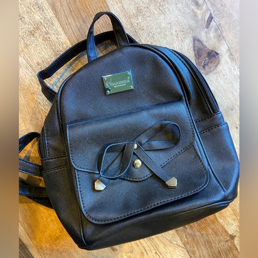 Ihayner black mini backpack. Brand new. Never used.